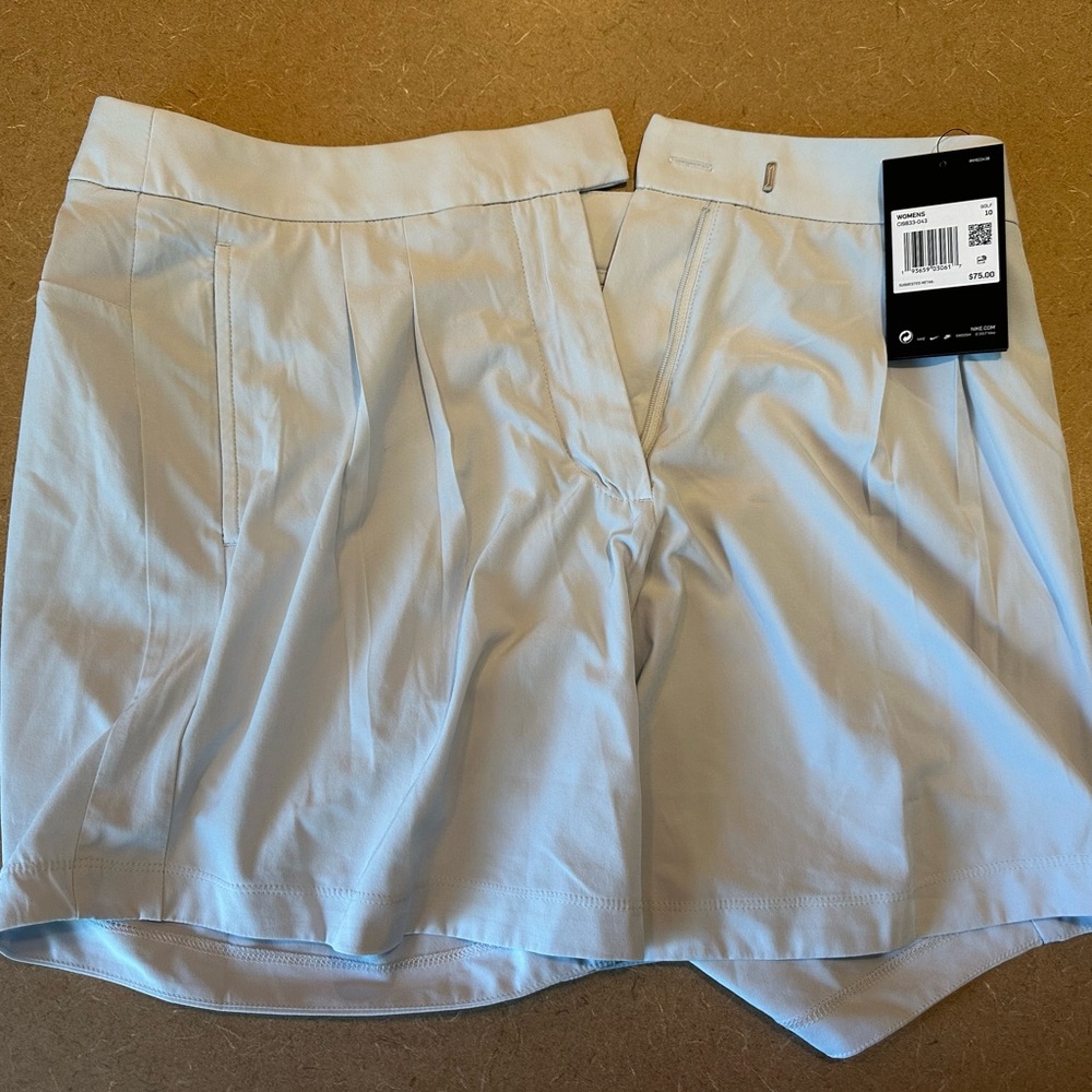 Nike Gray High Waist Golf Shorts